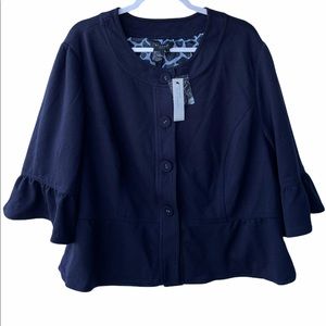 Sandro Sportswear button front jacket/coat size 2X